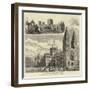 The Restoration of Southwell Cathedral-null-Framed Giclee Print