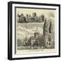 The Restoration of Southwell Cathedral-null-Framed Giclee Print