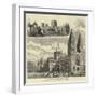 The Restoration of Southwell Cathedral-null-Framed Giclee Print
