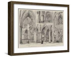 The Restoration of St Saviour's Church, Southwark-Henry William Brewer-Framed Giclee Print