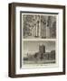 The Restoration of Tewkesbury Abbey-null-Framed Giclee Print