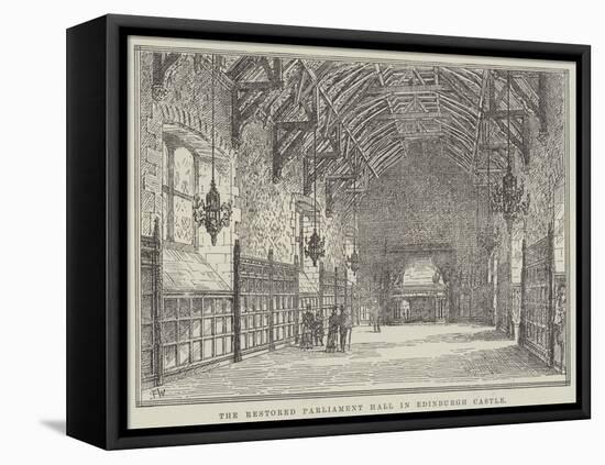 The Restored Parliament Hall in Edinburgh Castle-Frank Watkins-Framed Stretched Canvas