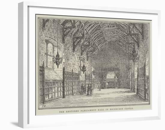 The Restored Parliament Hall in Edinburgh Castle-Frank Watkins-Framed Giclee Print