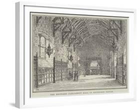 The Restored Parliament Hall in Edinburgh Castle-Frank Watkins-Framed Giclee Print