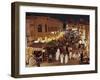 The Restored Souq Waqif with Mud Rendered Shops and Exposed Timber Beams, Doha, Qatar, Middle East-Gavin Hellier-Framed Photographic Print