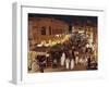 The Restored Souq Waqif with Mud Rendered Shops and Exposed Timber Beams, Doha, Qatar, Middle East-Gavin Hellier-Framed Photographic Print