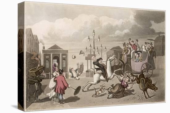 The Result of Purchasing a Blind Horse-Thomas Rowlandson-Stretched Canvas