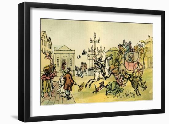 'The result of purchasing a blind horse'-Thomas Rowlandson-Framed Giclee Print