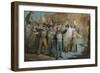 The Resurgence - Patriotic Demonstration in Florence, 1847-null-Framed Giclee Print