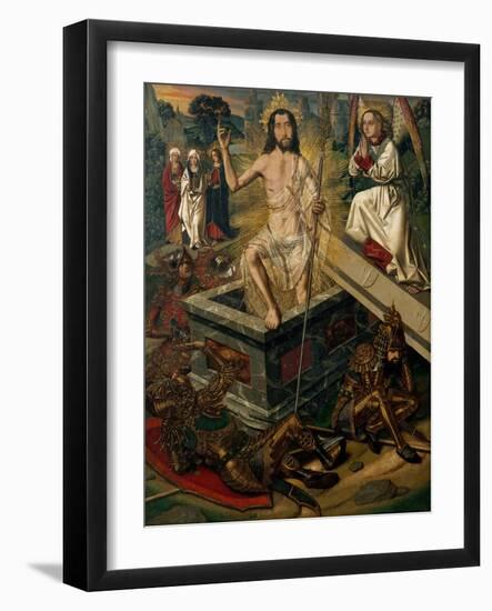 The Resurrection, Ca 1475-Bartolomé Bermejo-Framed Giclee Print