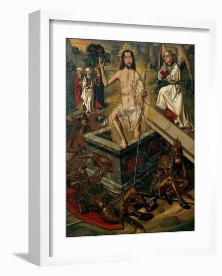 The Resurrection, Ca 1475-Bartolomé Bermejo-Framed Giclee Print