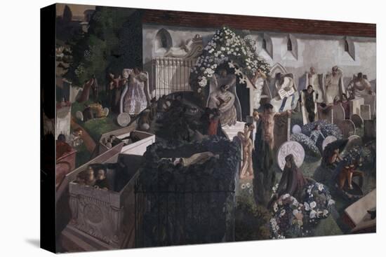 The Resurrection, Cookham-Sir Stanley Spencer-Stretched Canvas