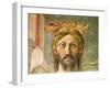 The Resurrection, Detail of Christ's Head, c.1463-Piero della Francesca-Framed Giclee Print