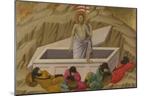 The Resurrection (From the Basilica of Santa Croce, Florenc), C. 1324-1325-Ugolino Di Nerio-Mounted Giclee Print