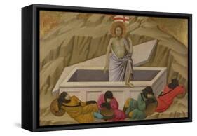 The Resurrection (From the Basilica of Santa Croce, Florenc), C. 1324-1325-Ugolino Di Nerio-Framed Stretched Canvas