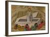 The Resurrection (From the Basilica of Santa Croce, Florenc), C. 1324-1325-Ugolino Di Nerio-Framed Giclee Print