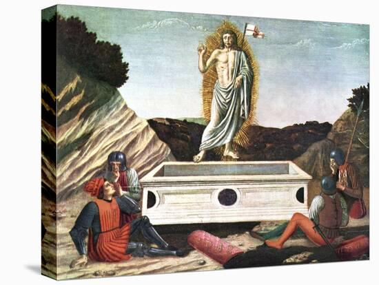 The Resurrection, Mid 15th Century-Andrea Del Castagno-Stretched Canvas