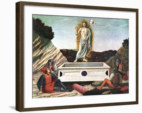 The Resurrection, Mid 15th Century-Andrea Del Castagno-Framed Giclee Print