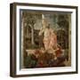 The Resurrection of Christ, 1463-65, Fresco-Piero della Francesca-Framed Giclee Print