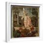 The Resurrection of Christ, 1463-65, Fresco-Piero della Francesca-Framed Giclee Print