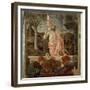 The Resurrection of Christ, 1463-65, Fresco-Piero della Francesca-Framed Giclee Print