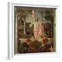 The Resurrection of Christ, 1463-65, Fresco-Piero della Francesca-Framed Giclee Print