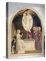 The Resurrection of Christ and the Pious Women at the Sepulchre, 1442-Fra Angelico-Stretched Canvas