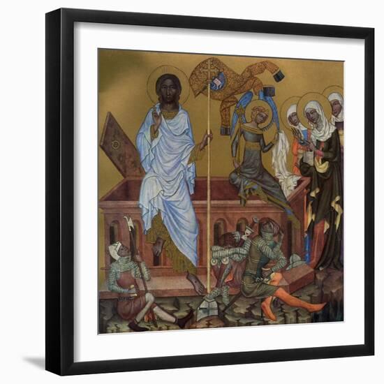 The Resurrection of Christ, C1350-null-Framed Giclee Print