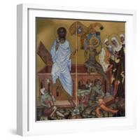 The Resurrection of Christ, C1350-null-Framed Giclee Print