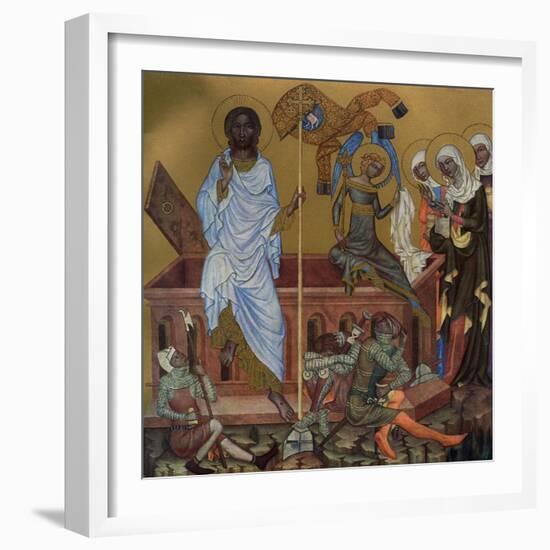 The Resurrection of Christ, C1350-null-Framed Giclee Print