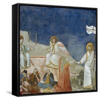 The Resurrection of Christ, Detail from Life and Passion of Christ-Giotto di Bondone-Framed Stretched Canvas