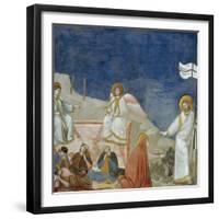 The Resurrection of Christ, Detail from Life and Passion of Christ-Giotto di Bondone-Framed Giclee Print