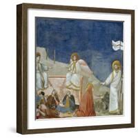 The Resurrection of Christ, Detail from Life and Passion of Christ-Giotto di Bondone-Framed Giclee Print