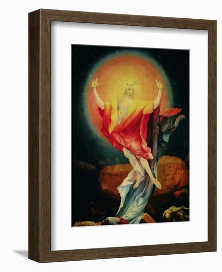 The Resurrection of Christ, from the Right Wing of the Isenheim Altarpiece, circa 1512-16-Matthias Grünewald-Framed Giclee Print