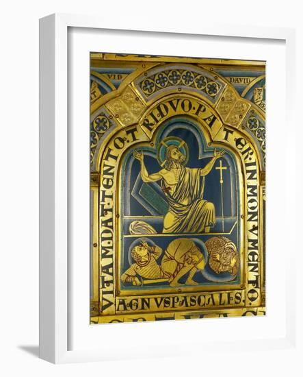 The Resurrection of Christ, from the Verdun Altar-Nicholas of Verdun-Framed Giclee Print