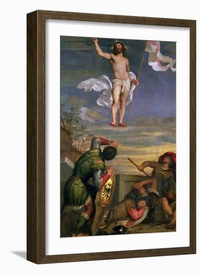 The Resurrection of Christ-Titian (Tiziano Vecelli)-Framed Giclee Print