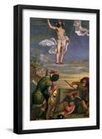 The Resurrection of Christ-Titian (Tiziano Vecelli)-Framed Giclee Print