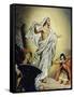 The Resurrection of Jesus-Heinrich Hofmann-Framed Stretched Canvas