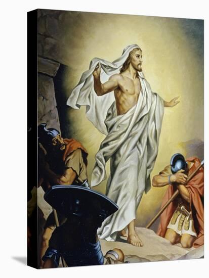 The Resurrection of Jesus-Heinrich Hofmann-Stretched Canvas