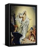 The Resurrection of Jesus-Heinrich Hofmann-Framed Stretched Canvas