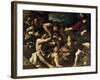 The Resurrection of Lazarus, circa 1619-Guercino (Giovanni Francesco Barbieri)-Framed Giclee Print