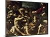 The Resurrection of Lazarus, circa 1619-Guercino (Giovanni Francesco Barbieri)-Mounted Giclee Print