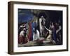 The Resurrection of Lazarus-Jose Casado Del Alisal-Framed Giclee Print