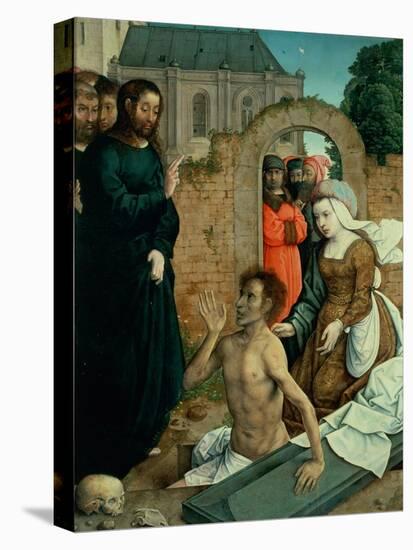The Resurrection of Lazarus-Juan de Flandes-Stretched Canvas