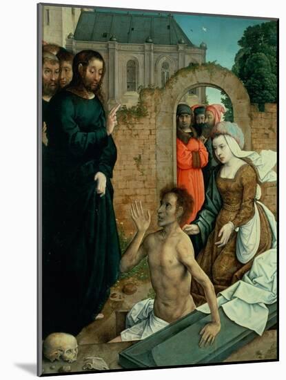 The Resurrection of Lazarus-Juan de Flandes-Mounted Giclee Print