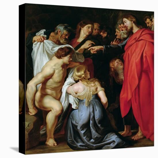 The Resurrection of Lazarus-Peter Paul Rubens-Stretched Canvas