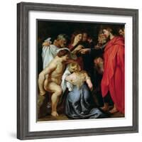 The Resurrection of Lazarus-Peter Paul Rubens-Framed Giclee Print