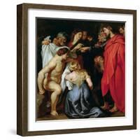 The Resurrection of Lazarus-Peter Paul Rubens-Framed Giclee Print