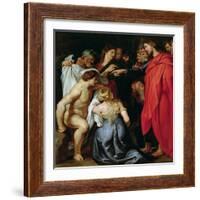 The Resurrection of Lazarus-Peter Paul Rubens-Framed Giclee Print