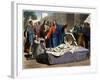 The Resurrection of the Son of the Widow of Nain 19Th-Century Print-Stefano Bianchetti-Framed Premium Giclee Print